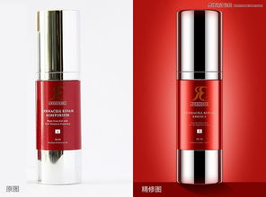 圓柱形化妝品產品圖Photoshop精修修圖教程